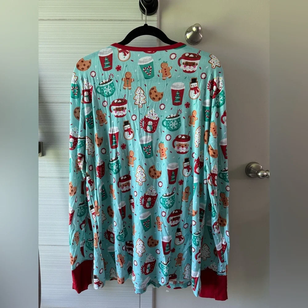 Little Sleepies women’s Christmas pajama set XL peppermint mocha - Picture 3 of 7